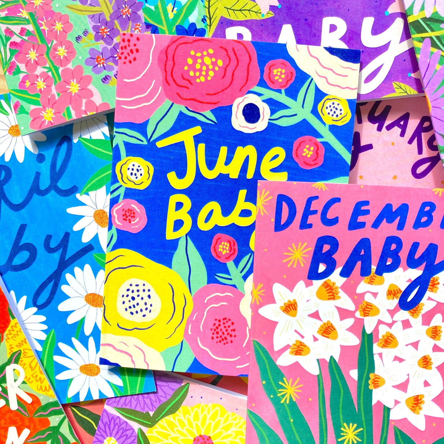 September New Baby Birth Month Greetings Card | Newborn Son Daughter Grandchild Birthday Congratulations