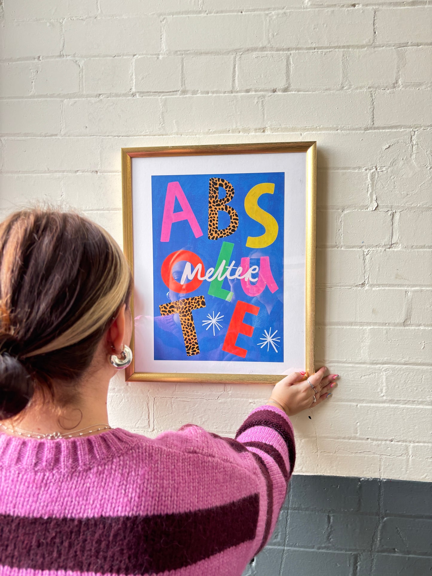 Absolute Melter Colourful typographic art print | Belfast Slang | Northern Irish slang art print | Colourful typography art print |