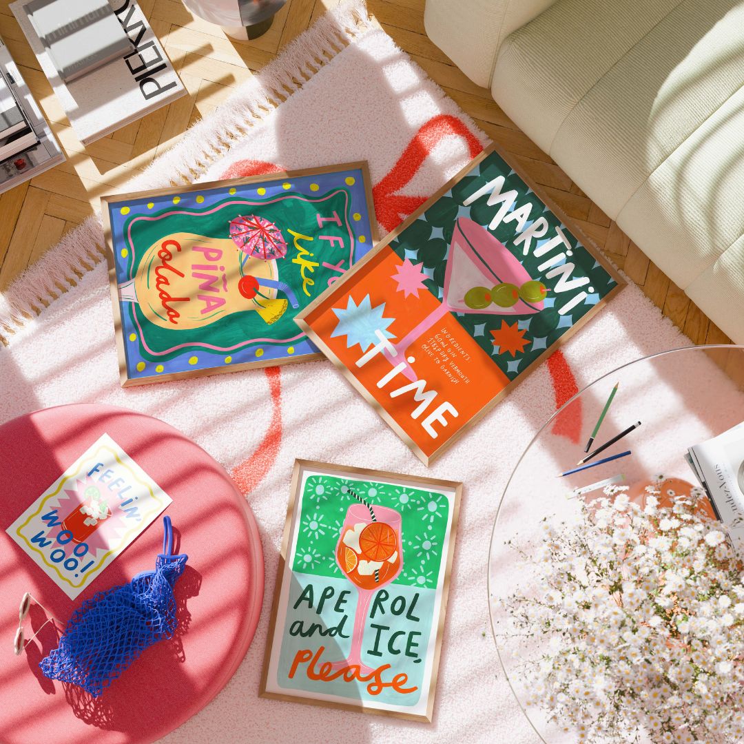 Martini Time wall art-martini time art print-bar wall art-kitchen wall art-cocktail wall art-cocktail art print-martini time