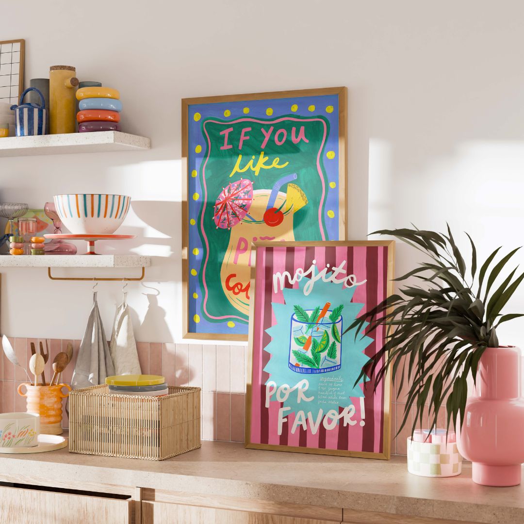 Pina colada art print-Pina colada wall art-cocktail wall art-cocktail art print-bar wall art-bar art print-kitchen wall art-kitchen art print-do you like pina colada