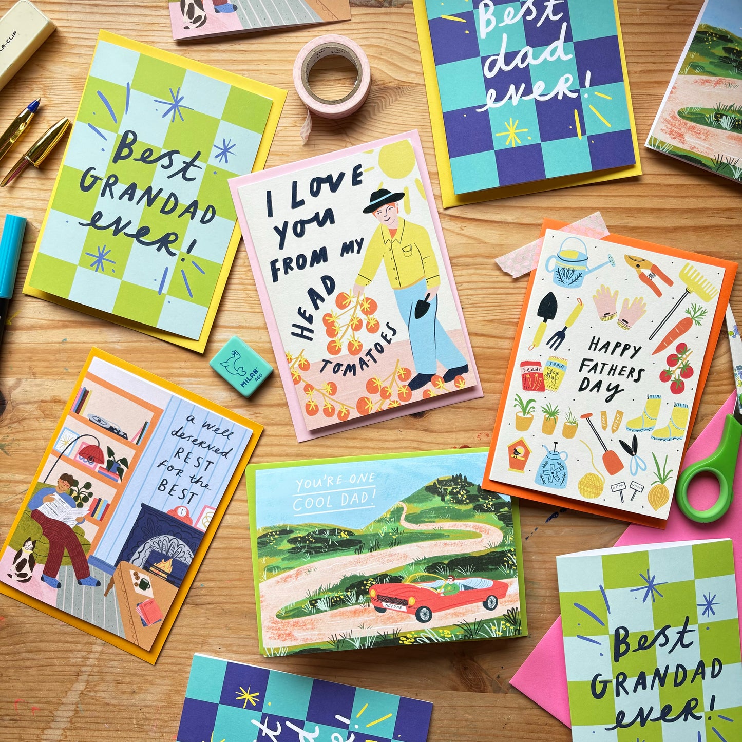 Gardening Father’s Day Greeting Card | Dad Daddy Grandad Birthday Cute