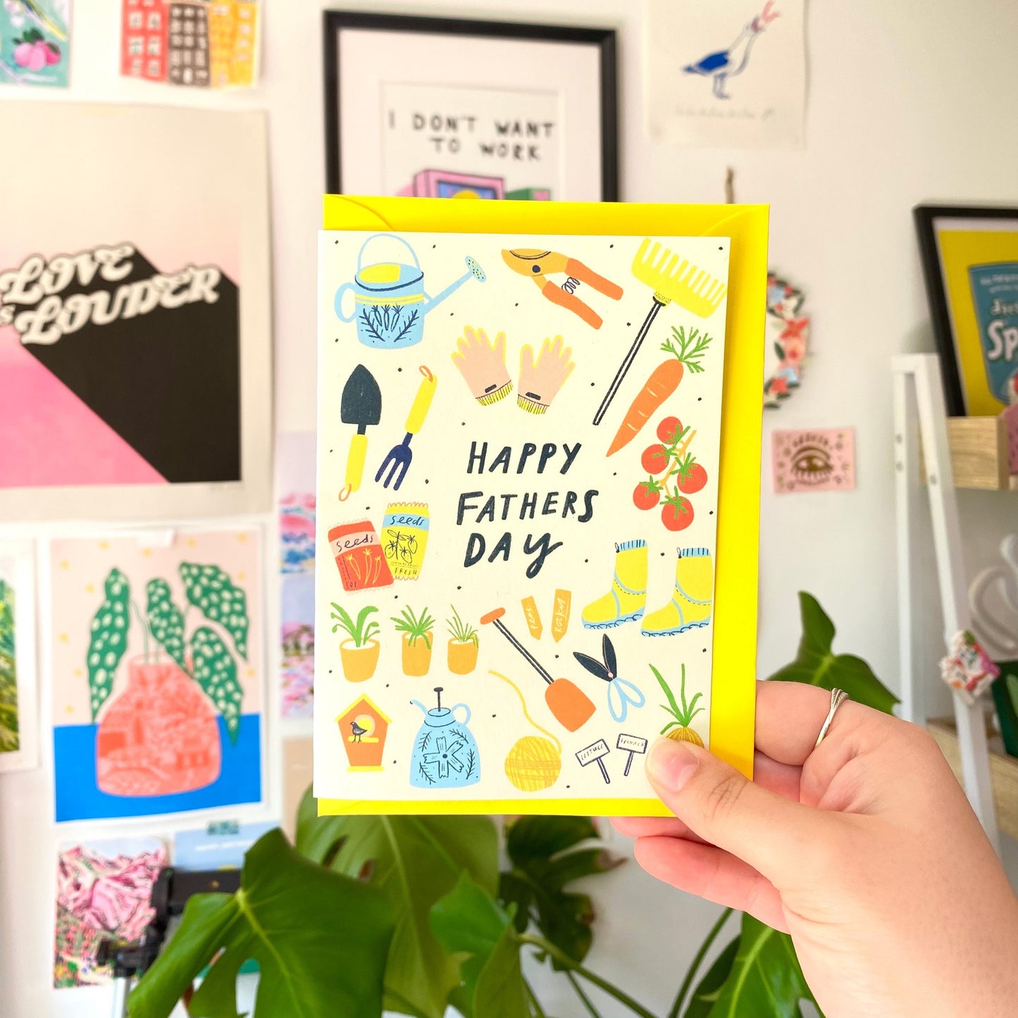 Gardening Father’s Day Greeting Card | Dad Daddy Grandad Birthday Cute