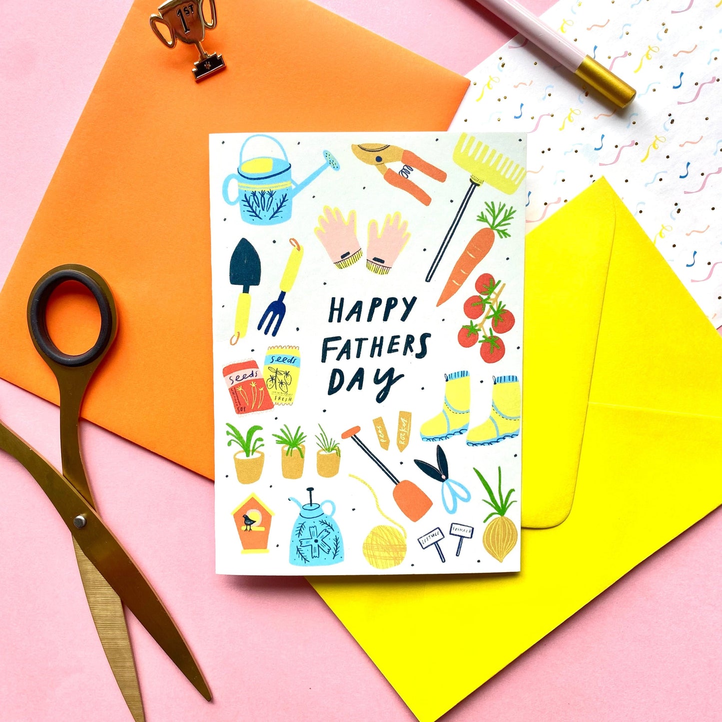 Gardening Father’s Day Greeting Card | Dad Daddy Grandad Birthday Cute