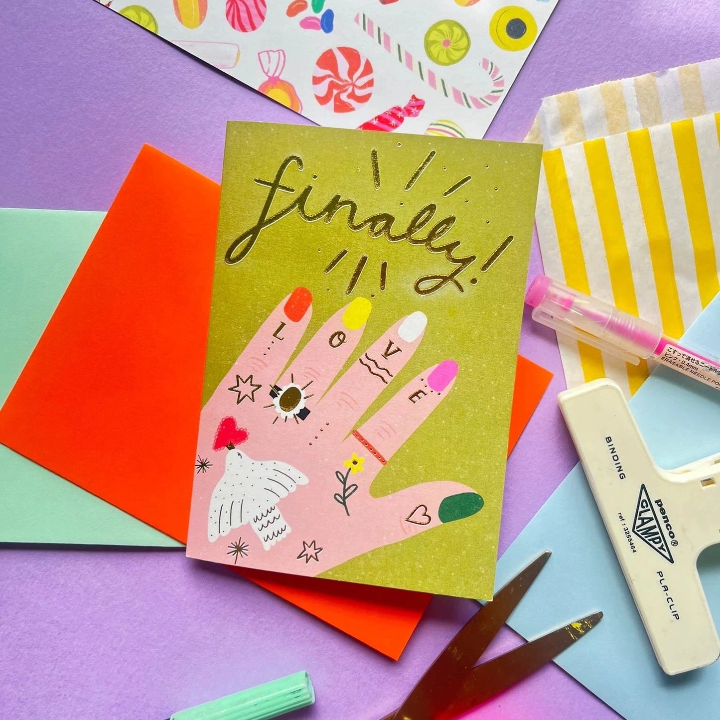 Finally! Engagement Greeting Card | Proposal Ring Married Congratulations Tattoos Hand Greetings Exciting