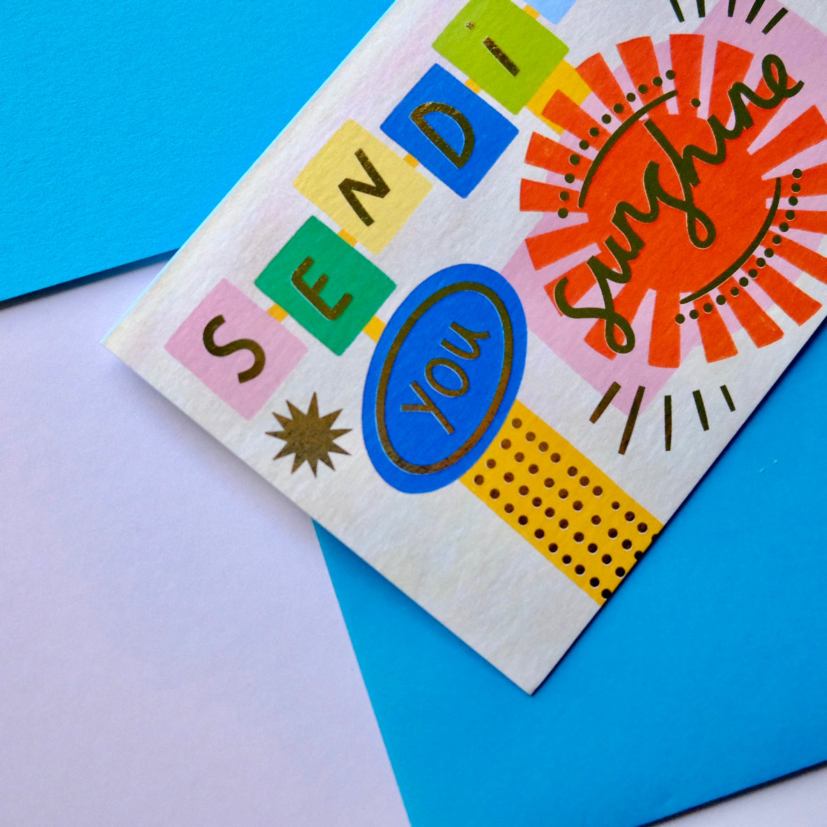 Retro 'Sending You Sunshine' Thinking of you Greetings Card, Sending love, Retro Motel Sign Thinking of you Greetings Card | Retro Sign Thoughtful Card | Western Motel Sign Thinking of you, Vintage Thoughtful Card
