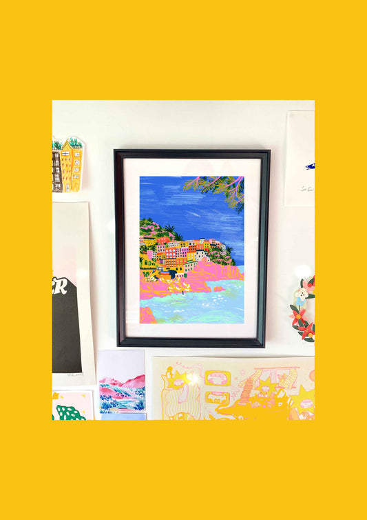 Amalfi Coast Art Print